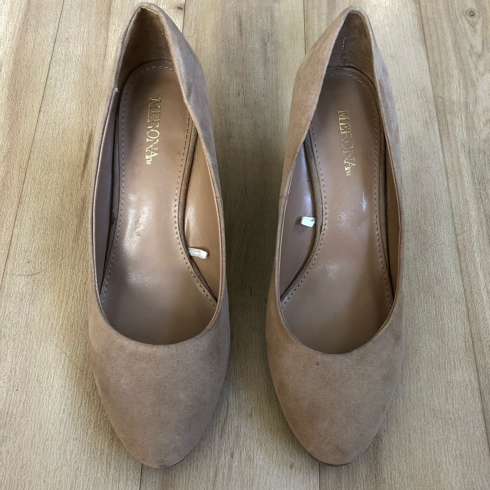 Merona Tan Wedges